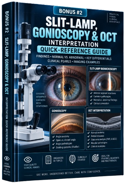 Bonus #2: Slit-Lamp, Gonioscopy & OCT Interpretation Quick-Reference Guide