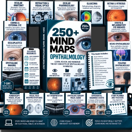 250+ Ophthalmology Mind Maps Pack